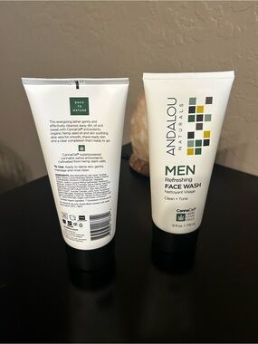 Andalou Men’s Refreshing Face Wash - 6 fl oz. (2New bottles)